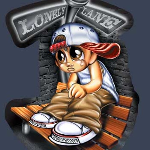 DJ Destiny illustration featuring a cutesy character on so-called Lonely Lane.